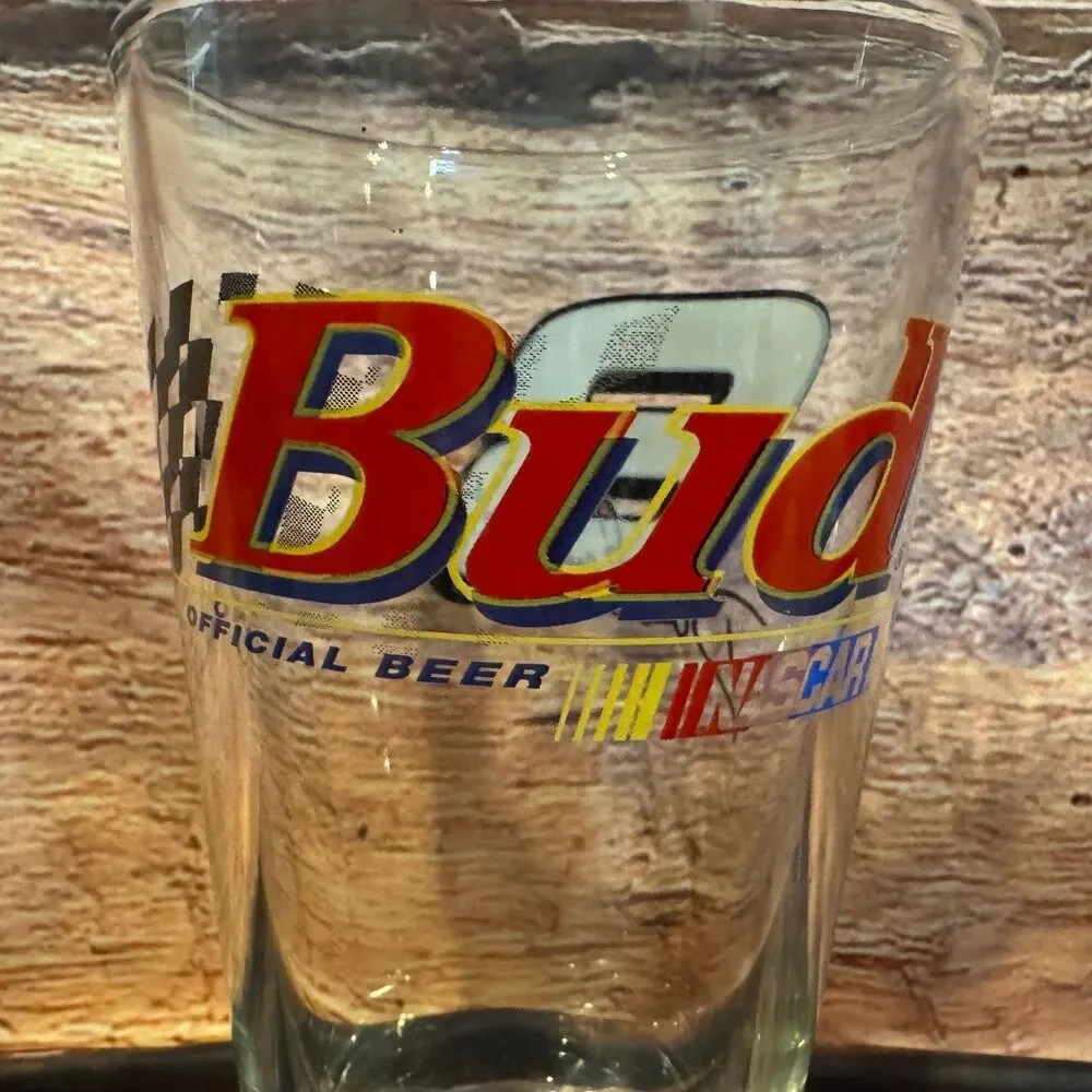 Budweiser NASCAR Dale Earnhardt Jr. #8 Pint Glass Racing Collectible